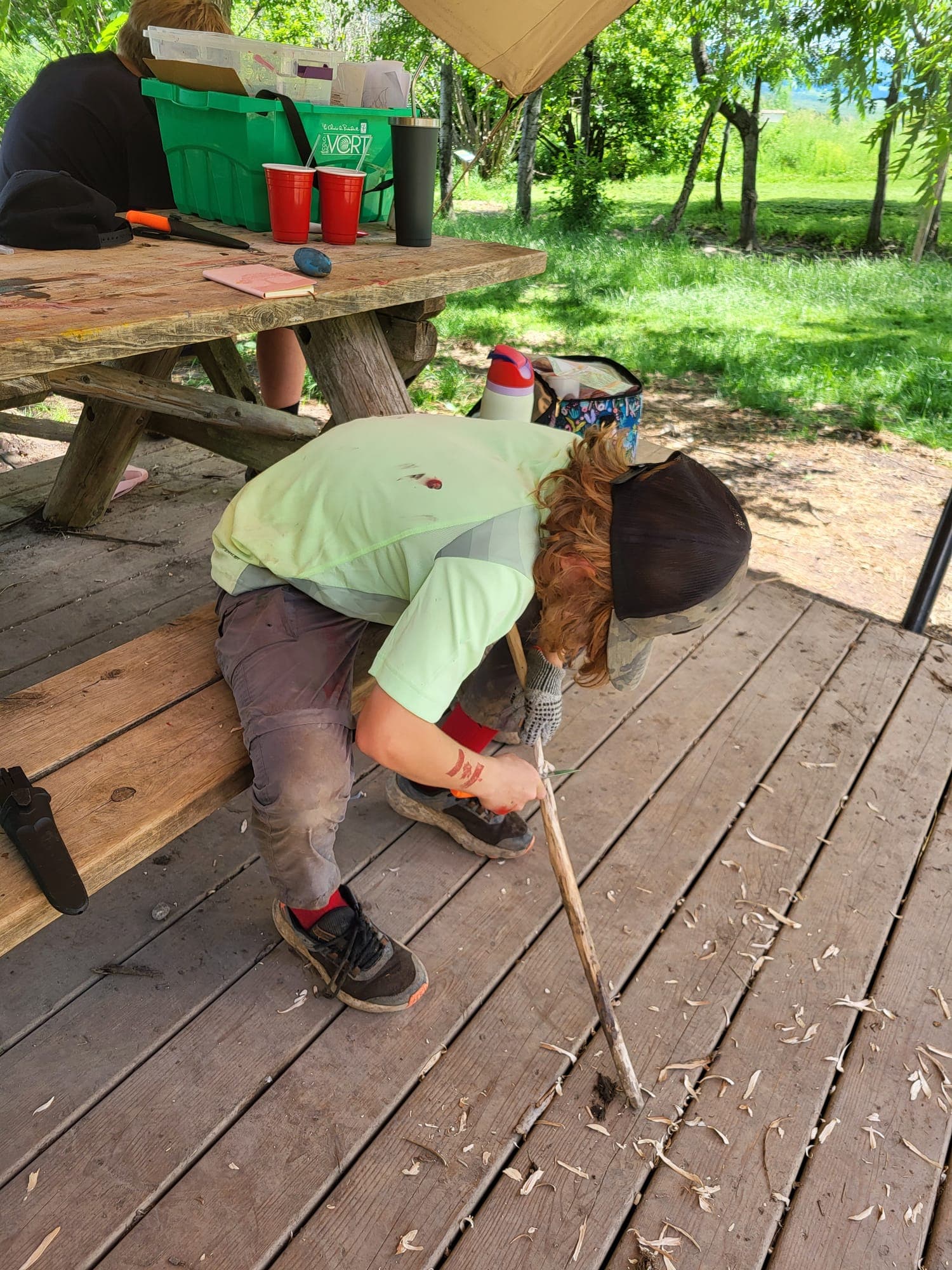working at WILDE at WILDE Camp